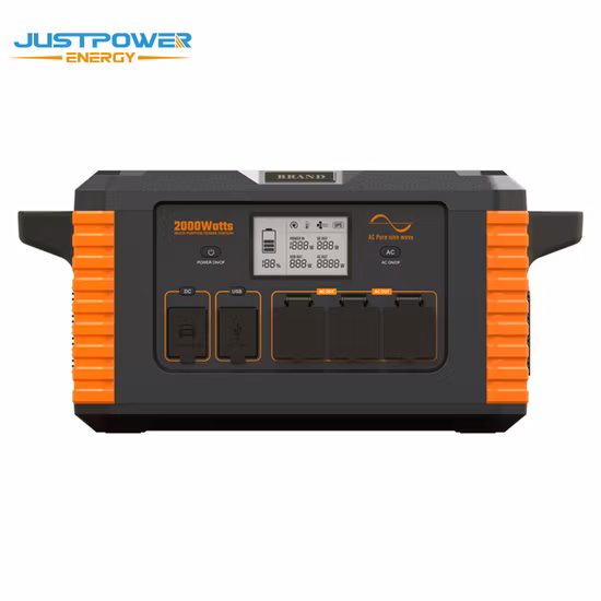 고용량 에너지 저장 전력 휴대용 배터리 UPS USB DC가 있는 야외 5000W 10000W 발전소